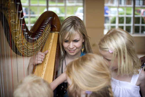 Wedding harpist Oxford