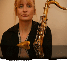 Sue Greenway - Sax on TV sax quartet