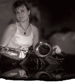 Tracey Askem - Sax on TV sax quartet